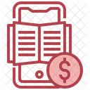 E Book Cost Ebook E Learning Icon