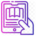 Digital Ebook Education Icon