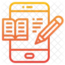 E Book Buch Smartphone Symbol