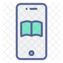 Buch Leser Smartphone Symbol
