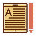 Smartphone Book Reading Symbol