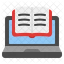 E-Book-Laptop  Symbol