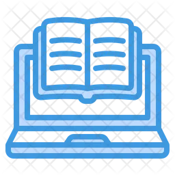 E-Book-Laptop  Symbol