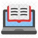 E-Book-Laptop  Symbol