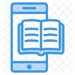 E-Book-Smartphone  Symbol