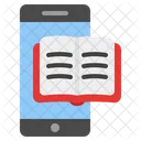 E Book Smartphone Buch Wissen Symbol