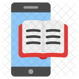 E-Book-Smartphone  Symbol