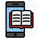 E Book Smartphone Buch Wissen Symbol