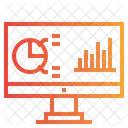 E Business Online Graph Analysis Icon