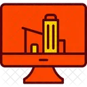 E Business Online Company Lcd Icon