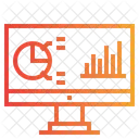 E Business Online Graph Analysis Icon