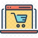 E Commerce Site Web Navigateur Icône