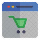 Commerce Electronique E Commerce Boutique En Ligne Icône