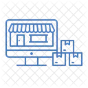 E Commerce Online Einkaufen Symbol