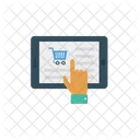 E Commerce Online Tap Icône