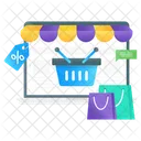 Online Shopping Web Shopping E Commerce Symbol