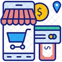 E Commerce Cart Mobile Icon