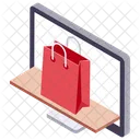 Online Shopping E Commerce Internet Buying Icon