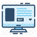 Ecommerce Online Shopping Digital Transactions Icon