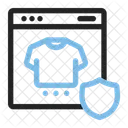 E Commerce Online Shopping Secure Icon