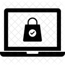 E Commerce Sicher Laptop Symbol