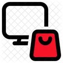E Commerce Monitor Bag Icon