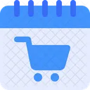 E-Commerce-Kalender  Symbol