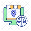 E Commerce Laws Cyber Law E Commerce Law Icon