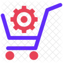 E Commerce Optimierung Leiter Management Symbol