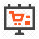 E-Commerce-Werbetafel  Symbol