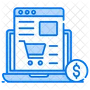 E Commerce Website Einkaufswebsite Kaufweb Symbol