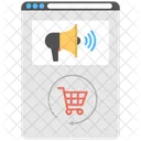 E-Commerce-Werbung  Symbol