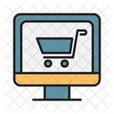 E Commerce Online Geschaft Symbol