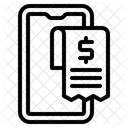 Scanning Streamlining Digital Invoice Icon