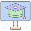 E Learning Lineal Color Icon Icono