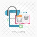 Mobile Learning Education Icon