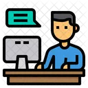 Study Elearning Chat Icon