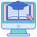 E Learning Online Learning E Books Icon