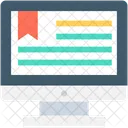 Online Book Monitor Icon