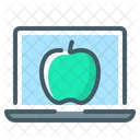 Apple E Learning Laptop Icon