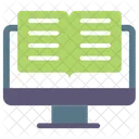 Digital Library Elearning Library Icon