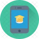 Digital Education Mobile Icon