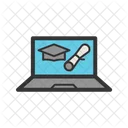 Online Degree E Learning Icon