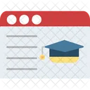 Computer Education Learning Icon