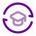 Échange d'apprentissage en ligne  Icon