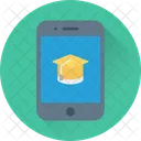 Digital Education Mobile Icon