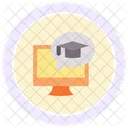 E Learning Education Online Icon