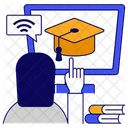 E Learning Online Learning Online Education Icon