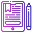 Ebook Education Pen Icon
