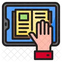 Lernen E Book Buch Symbol